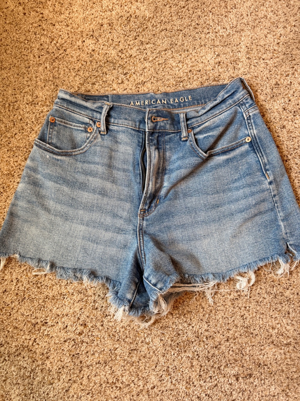 American Eagle Outfitters Denim Cutoff Shorts in Light Blue- like new